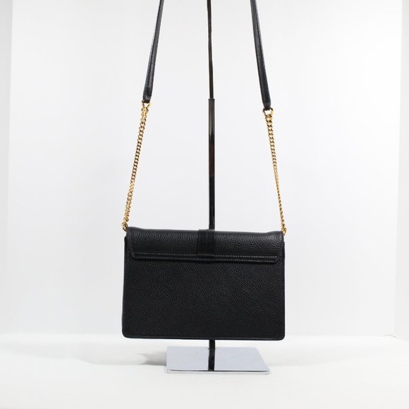 Chloe Alphabet Leather Clutch Bag - Black - Picture 3 of 9